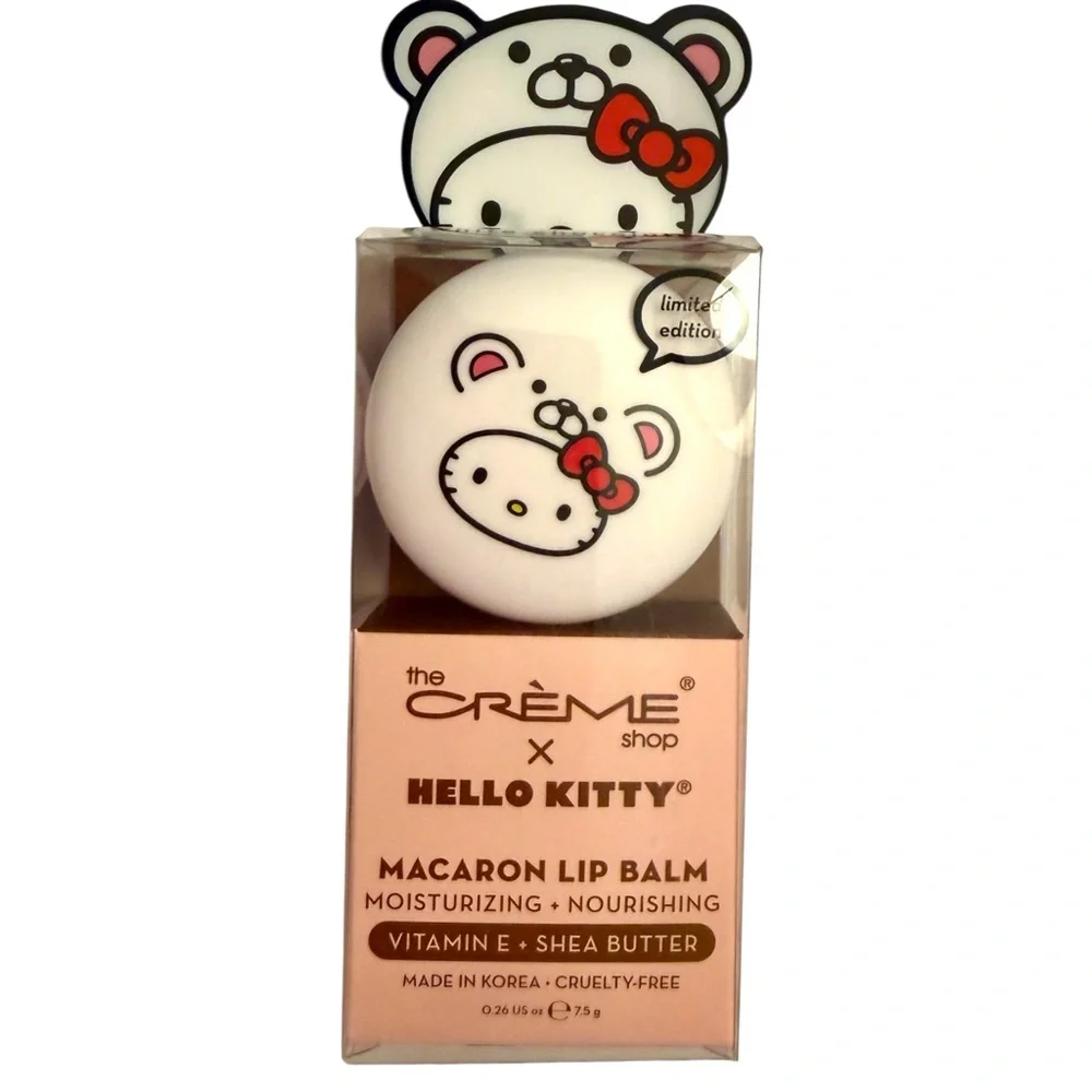 Hello Kitty x Creme Shop Beauty Bundle NIB/Setting Spray, Lip Balm & Sponge Set